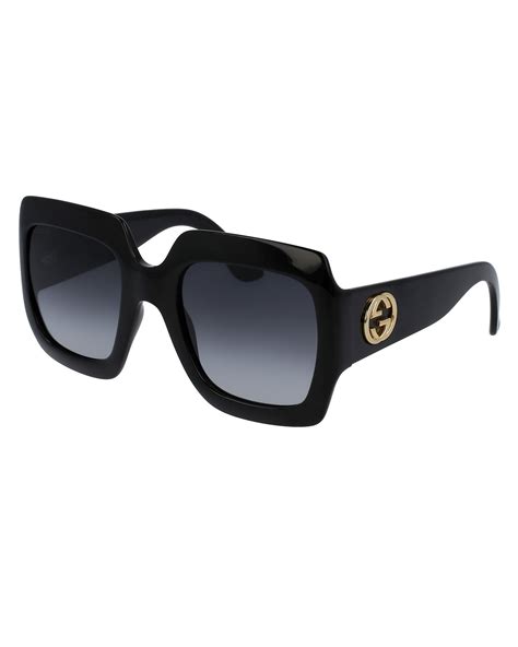 gucci square lens glasses|gucci oversized black square eyeglasses.